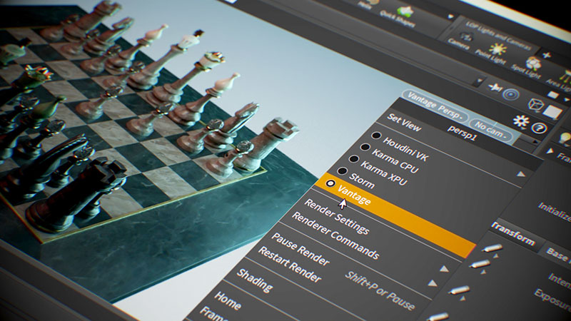 Chaos Vantage3 1 Hydra UI