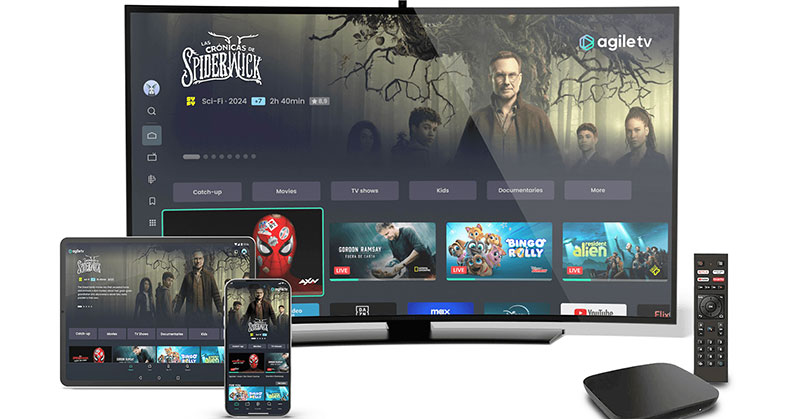 Harmonic Agiletv tv mobile tablet