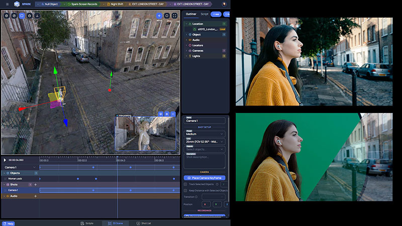 Lightcraft spark story to camera Alden Peters