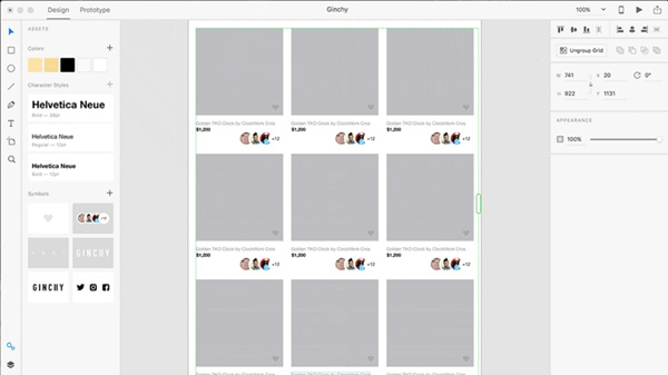 Adobe xd ginchy