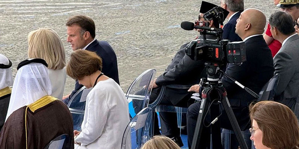 Capturing Bastille Day from a Presidential POV with URSA Cine Immersive Blackmagic bastille day4