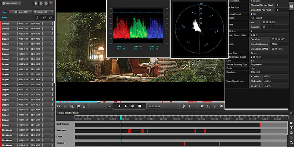 Interra ORION Records Streams for Integrated Analysis in BATON Media Player Interra Baton Media player